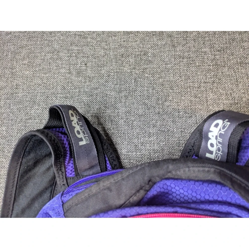 Adidas Load Sprint Backpack Laptop School Sports Travel Hiking Black-Pink-Purple